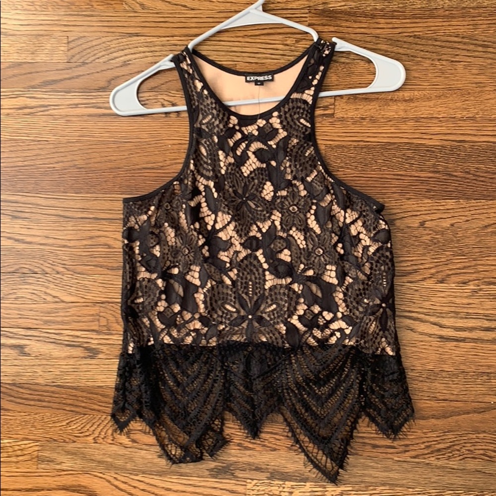 NWOT Express Laced Top